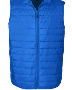 R P LUXE PUFFER VEST /  PACKABLE / WATER RESISTANT / 5 CUSTOM COLORS / S TO 5-XL