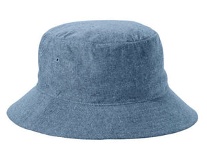 R P LUXE BUCKET HAT / DENIM / CHAMBRAY COTTON / UNISEX / 3 CUSTOM COLORS