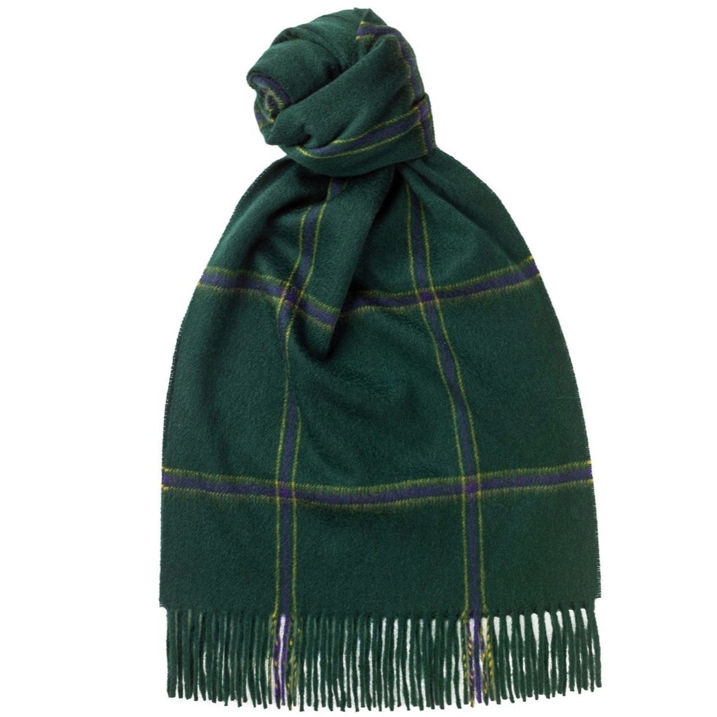R P SCARF / PURE CASHMERE / MADE IN ENGLAND / WIDE SIZE / MEN / WOMEN