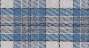 R P DESIGNS EXCLUSIVE SHIRTS / BLUE PLAID BRUSHED TWILL DESIGN