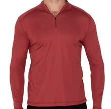 Load image into Gallery viewer, R P LUXURY 1/4” ZIP MOCK JERSEY / PURE COTTON / 10 COLORS / S TO XXL
