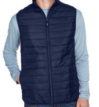 Load image into Gallery viewer, R P LUXE PUFFER VEST /  PACKABLE / WATER RESISTANT / 5 CUSTOM COLORS / S TO 5-XL

