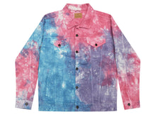 Load image into Gallery viewer, R P SPORT DENIM JACKET / HAND TIE DYE / 5 CUSTOM COLORS / S TO XX-L
