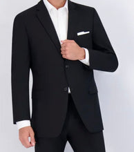 Load image into Gallery viewer, R P SPORTS JACKET BLAZER / CLASSIC FIT / NAVY &amp; BLACK / MICROFIBER / 36 TO 54 / REG / LONG / SHORT
