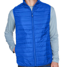 Load image into Gallery viewer, R P LUXE PUFFER VEST /  PACKABLE / WATER RESISTANT / 5 CUSTOM COLORS / S TO 5-XL
