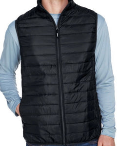 R P LUXE PUFFER VEST /  PACKABLE / WATER RESISTANT / 5 CUSTOM COLORS / S TO 5-XL