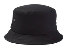 Load image into Gallery viewer, LUXE BUCKET HAT / COTTON TWILL / UNISEX / BLACK / WHITE
