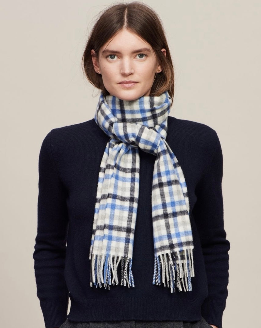 R P SCARF / PURE CASHMERE / MADE IN ENGLAND / MEN / WOMEN