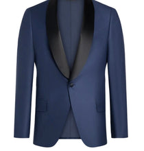 Load image into Gallery viewer, R P DARK GREY DINNER JACKET / WOOL &amp; SILK / MADE TO ORDER
