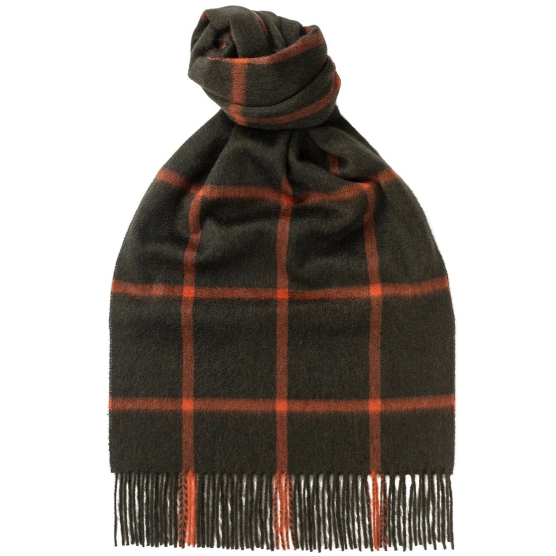 R P SCARF / PURE CASHMERE / MADE IN ENGLAND / WIDE SIZE / MEN / WOMEN