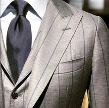 Load image into Gallery viewer, R P IVORY DINNER JACKET / LORO PIANA / WOOL / CASHMERE / CUSTOM BESPOKE / MADE TO MEASURE / MADE TO ORDER / ALL STYLES, DESIGNS &amp; SIZES / FABRICS MADE IN ITALY &amp; ENGLAND / FROM
