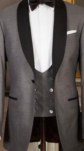 R P IVORY DINNER JACKET / PURE SILK / MADE TO ORDER