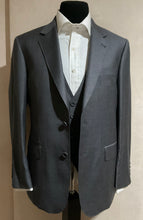 Load image into Gallery viewer, R P SUIT / 2 PEICE OR 3 PIECE VEST / SOLID MEDIUM GREY / CONTEMPORARY FIT
