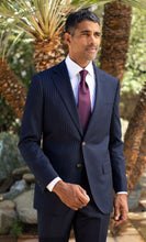 Load image into Gallery viewer, R P SUIT / NAVY STRIPE / GREY STRIPE / CONTEMPORARY FIT / 34 TO 54 / REG / SHORT / LONG
