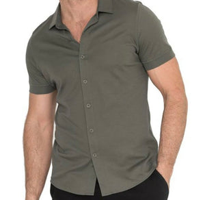 R P LUXURY JERSEY SHIRT / PURE COTTON / 20 COLORS / S TO XXL