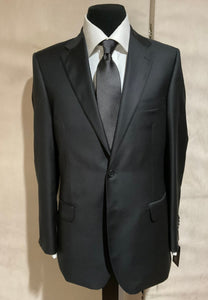 R P SUIT / MADE IN ITALY / SOLID LIGHT NAVY / NAVY BLUE / BLACK / CHARCOAL GREY / SUPER 150’S / MODERN CLASSIC  FIT