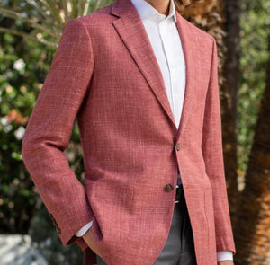 R P SPORTS JACKET / SOFT COAT / SILK + WOOL / CONTEMPORARY FIT