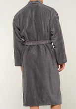 Load image into Gallery viewer, R P LUXURY ROBE / COTTON TERRY / MEN / WOMEN / BLACK / NAVY / GREY / BURGUNDY  / WHITE / SMALL TO XX-LARGE / MONOGRAMS
