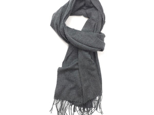 R P SCARF / PURE CASHMERE FEATHERWEIGHT / MADE IN ENGLAND / 10 COLORS / MEN / WOMEN