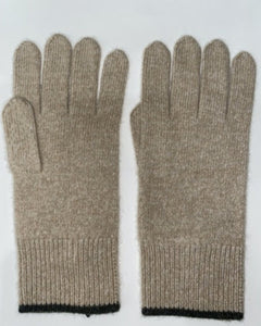 LUXURY CASHMERE GLOVES / BLUE / TAUPE / GREY