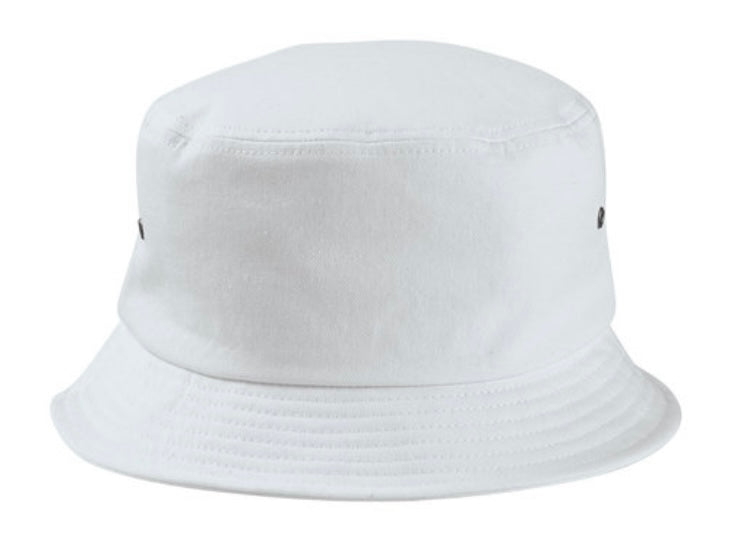 LUXE BUCKET HAT / COTTON TWILL / UNISEX / BLACK / WHITE