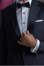Load image into Gallery viewer, R P DARK GREY DINNER JACKET / PURE SILK / MADE TO ORDER

