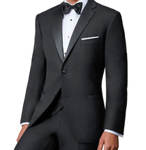 Load image into Gallery viewer, R P TUXEDO / BLACK / CLASSIC FIT AND SLIM FIT / MICROFIBER / 36 TO 54 / REG / LONG / SHORT
