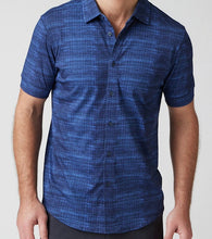 Load image into Gallery viewer, R P LUXURY KNIT SHIRT / BLUE TEXTURE / PURE COTTON / 2 COLORS / S TO XXL
