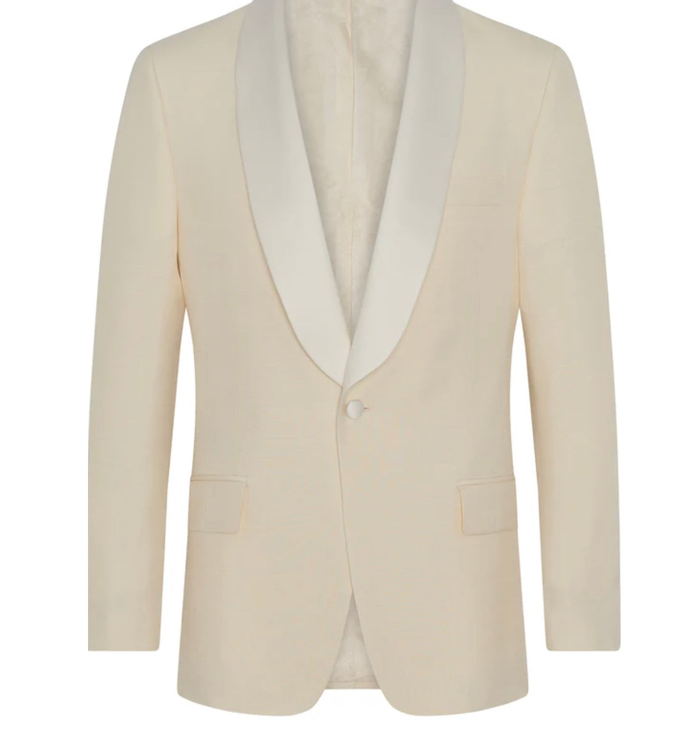 Ivory double breasted hot sale dinner jacket