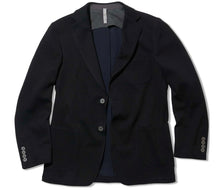 Load image into Gallery viewer, R P SOFT JACKET / HYBRID DOUBLE FACED PIQUE KNIT / BLACK / NAVY / BEIGE / 38 TO 48
