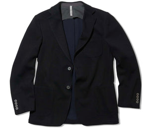R P SOFT JACKET / HYBRID DOUBLE FACED PIQUE KNIT / BLACK / NAVY / BEIGE / 38 TO 48