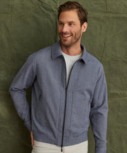 Load image into Gallery viewer, R P CASUAL JACKET / SEERSUCKER STRIPE / BLUE &amp; GREY /  38 TO 48
