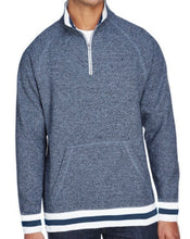 Load image into Gallery viewer, R P LUXE 1/4 ZIP PULLOVER / STRIPE TRIM / UNISEX / 9 COLORS / S TO 3-XL
