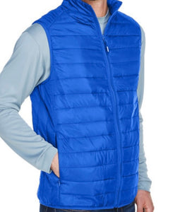 R P LUXE PUFFER VEST /  PACKABLE / WATER RESISTANT / 5 CUSTOM COLORS / S TO 5-XL
