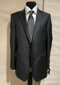 R P SUIT / MADE IN ITALY / SOLID BLACK / NAVY / LIGHT NAVY / CHARCOAL GREY / SUPER 150’S WOOL / MODERN CLASSIC  FIT / 38 TO 50 / REGULAR / SHORT / LONG