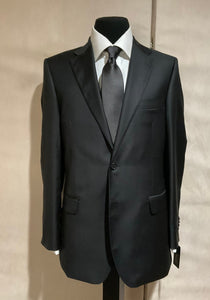 R P SUIT / MADE IN ITALY / SOLID MEDIUM GREY / LIGHT NAVY / BLACK / CHARCOAL GREY / SUPER 150’S / MODERN SLIM FIT