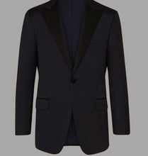 Load image into Gallery viewer, R P BLUE PAISLEY DINNER JACKET / WOOL &amp; SILK / MADE TO ORDER
