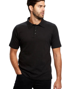 R P POLO LUXURY SUPIMA JERSEY COTTON / MADE IN CALIFORNIA /  BLACK / NAVY / GREY /  S TO 3-XL