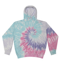 Load image into Gallery viewer, HAND TIE DYE PULLOVER HOODIE FLEECE / 4 CUSTOM COLORS / S TO XXX-L
