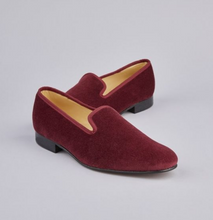 Load image into Gallery viewer, ENGLISH VELVET SHOES / WINE VELVET / 6 COLORS / SIZE 6 TO 13
