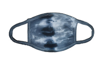 Load image into Gallery viewer, HAND TIE DYED EVENING BLACK / GREY / 3 LAYERS / ADULT / TEENS
