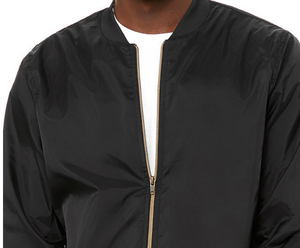 R P LUXE BOMBER JACKET / BLACK / OLIVE / LIGHTWEIGHT / XS TO XX-L