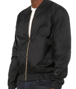 R P LUXE BOMBER JACKET / BLACK / OLIVE / LIGHTWEIGHT / XS TO XX-L