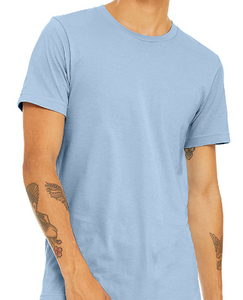 LUXE  CREW NECK T-SHIRT SHORT SLEEVE JERSEY / 5 FASHION COLORS / XS TO XX-L