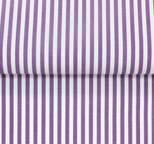 Load image into Gallery viewer, PAJAMAS / CUSTOM HABERDASHERY NARROW STRIPES / PURPLE / LIGHT BLUE / NAVY / BLACK / PINK / RED / BROWN / ORANGE / GREEN
