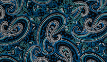 Load image into Gallery viewer, ROBE SHALL COLLAR / LUXURY BLUE PAISLEY
