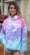 Load image into Gallery viewer, HAND TIE DYE PULLOVER HOODIE FLEECE / 8 COLORS / S TO XXX-L
