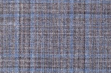 Load image into Gallery viewer, R P SPORTS JACKET / SOFT JACKET / GREY BLUE PLAID / WOOL SILK LINEN / CONTEMPORARY FIT
