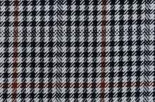 Load image into Gallery viewer, R P SPORTS JACKET / HOUNDSTOOTH / BLACK + RUST / BLACK + TAN / SILK / WOOL / CONTEMPORARY FIT
