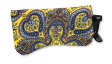 Load image into Gallery viewer, R P EYEGLASS CASE / 5 PRINT DESIGNS / FINE COTTON / HAND MADE
